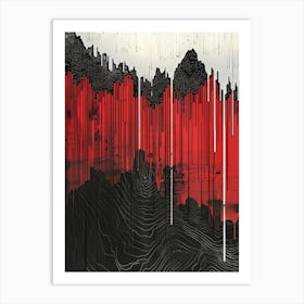 'The Mountains' 2 Art Print