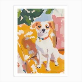 Jack Russel Terrier Gouache Painting Art Print