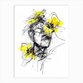 Yellow Flowers 7 Art Print