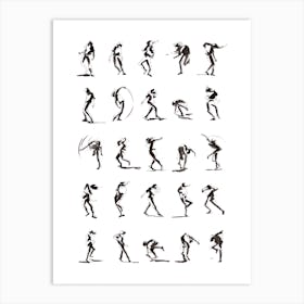Dancing Man Art Print