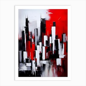 Red City Art Print