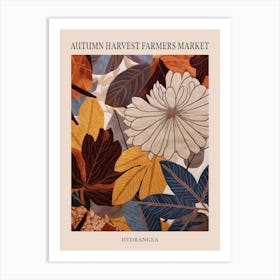 Fall Botanicals Hydrangea 1 Poster Art Print