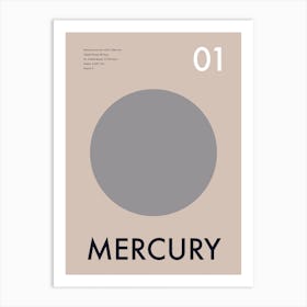 Mercury Planet Galactic Art Print