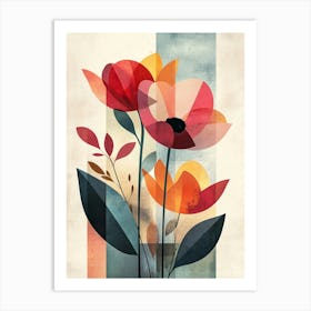 Poppies Canvas Print 3 Art Print