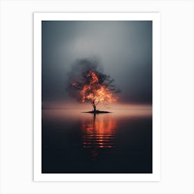 Burning Bush Art Print