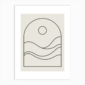 Equinox Line Art Art Print