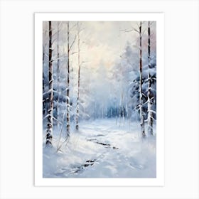 Winter Path Art Print