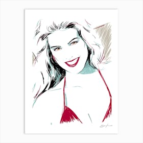 Phoebe Cates - Retro 80s Style 1 Art Print