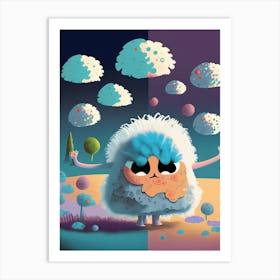 Monster In The Sky Art Print