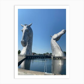 Kelpies 2 Art Print