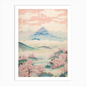 Mount Nasu In Tochigi, Japanese Landscape 1 Art Print