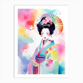 Geisha 70 Art Print