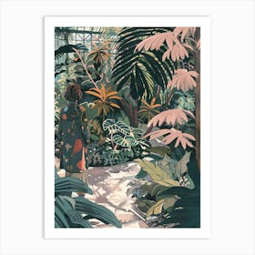 In The Garden Auckland Domain Wintergardens New Zealand 2 Art Print