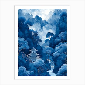 Fantastic Chinese Landscape 18 Art Print