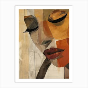 Abstract Woman 4 Art Print