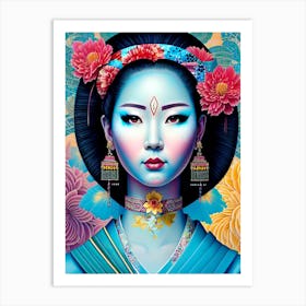 Asian Woman 3 Art Print