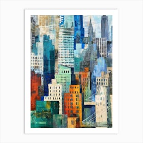 New York City Skyline 6 Art Print