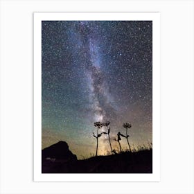 The Milky Way From Montana Art Print