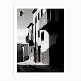 Granada, Spain, Photography In Black And White 4 Art Print