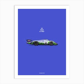 Cars in Colors, 917 Hippie Art Print