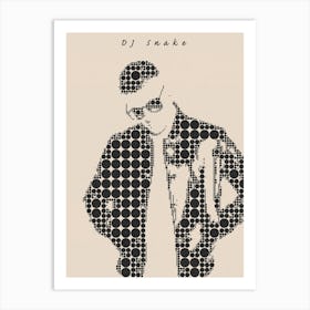 Dj Snake Minimal Art Print