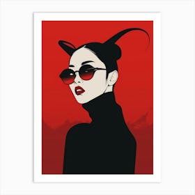 Devil Woman 3 Art Print