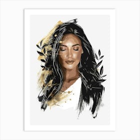 Portrait Of A Woman 139 Art Print