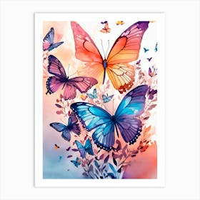 Butterfly Painting 2 Art Print