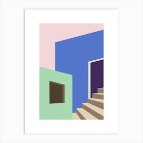 Stairway To Heaven minimalism art 1 Art Print