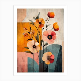 Flowers In A Vase 37 Art Print