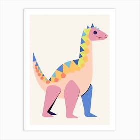Nursery Dinosaur Art Kentrosaurus 1 Art Print