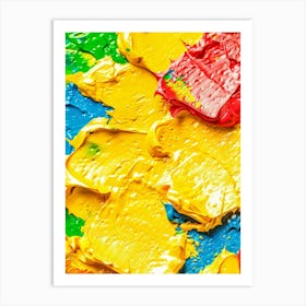 Colorful Paint Art Print