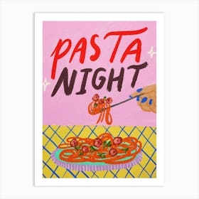 Pasta Night 1 Art Print