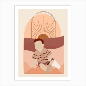 Child In The Sun Art Print