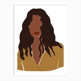 Portrait Of A Woman 19 Art Print