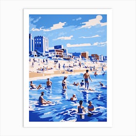 A Picture Of Broadstairs Beach Kent 2 Art Print