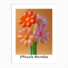 Dreamy Inflatable Flowers Poster Asters 5 Art Print