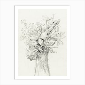 Flowers In A Vase 1, Jean Bernard Art Print