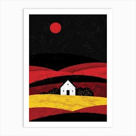 House In The Countryside 1 Art Print