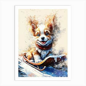 cute dog Art Print