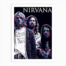 Nirvana 7 Art Print