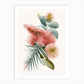 Pincushion Hakea Fern Watercolour Art Print