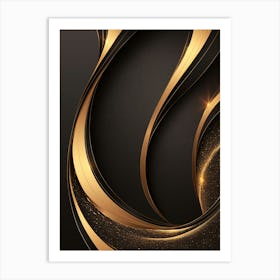 Gold Abstract Background 1 Art Print