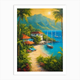 Santo Domingo Beach Art Print