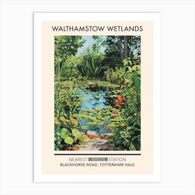 Walthamstow Wetlands London Parks Garden 1 Art Print