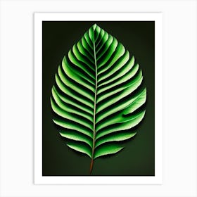 Sequoia Leaf Vibrant Inspired Art Print