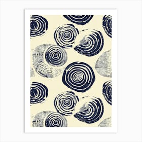 Swirls And Circles Art Print