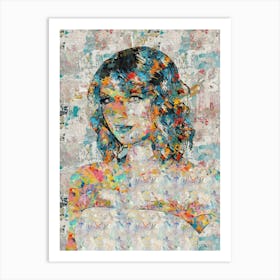 Taylor Swift Abstract Art Print