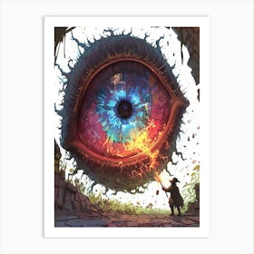 Eye Of The Dragon 1 Art Print