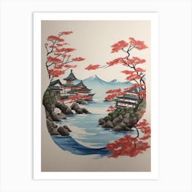 Amazing Japanese Landscape Art Print